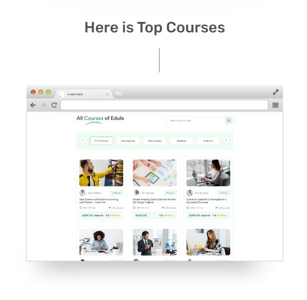 e-Learning  website HTML template